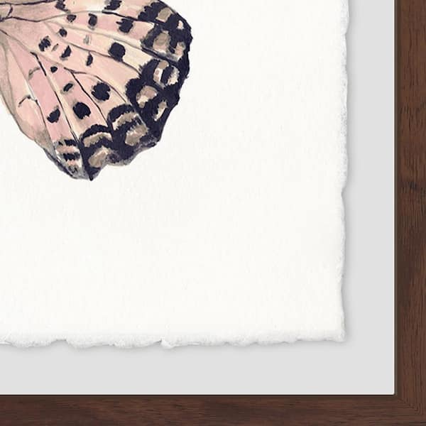 Pastel Butterfly by Marmont Hill Framed People Art Print 32 in. x 32 in.  JULTCF08WFPFL32 - The Home Depot