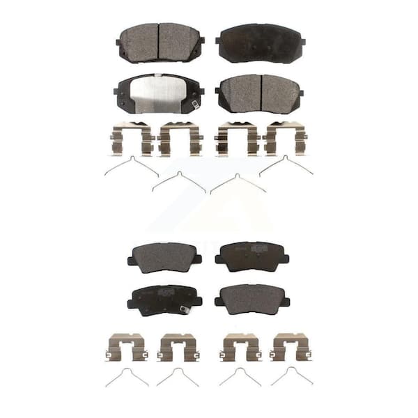 TEC Front Rear Ceramic Brake Pads Kit For 2019 Kia Niro EV KTC-100766