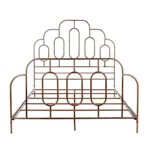Paloma Bronze Metal Full Platform Bed