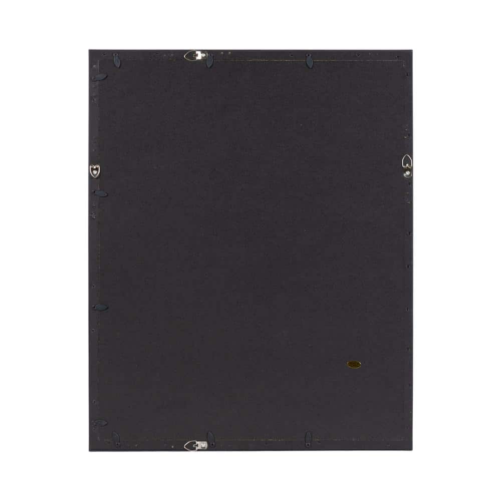 Black Polystyrene 16x20 Picture Frame Set with Glass Cover