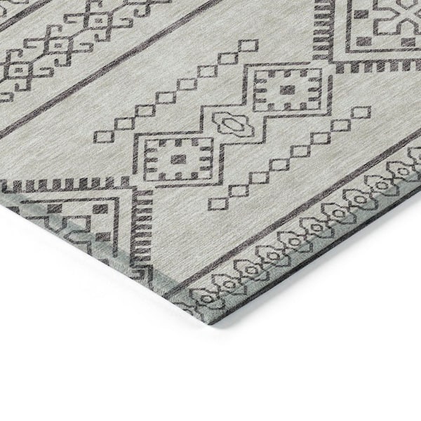 Chantille Machine Washable Indoor/Outdoor Abstract ACN901 Beige 1 ft. 8 in. x 2 ft. 6 in. Area Rug