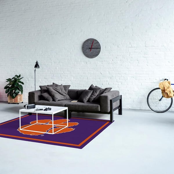 Clemson University 6 ft. x 8 ft. Spirit Area Rug
