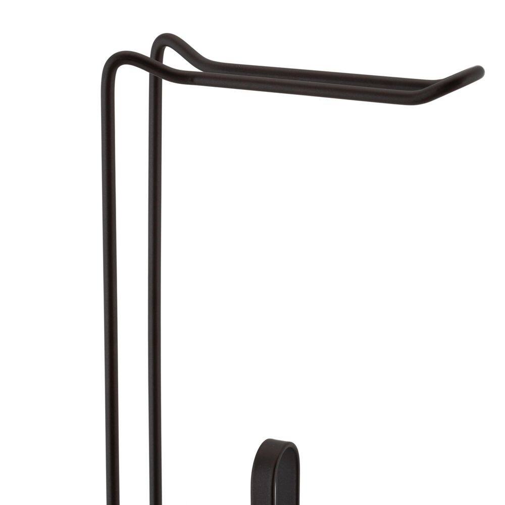 Bronze Freestanding Toilet Paper Holder with Reserve