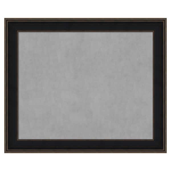 Amanti Art Mezzanine Espresso 48 in. x 40 in. Framed Magnetic Board