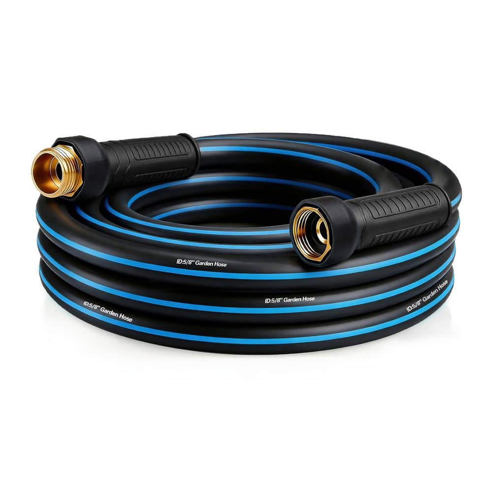 5/8 in. x 15 ft. Heavy-Duty Garden Hose Flexible Anti-Kink Leak-Proof Water Hose with Male to Female Fittings price history on PriceWatchPro