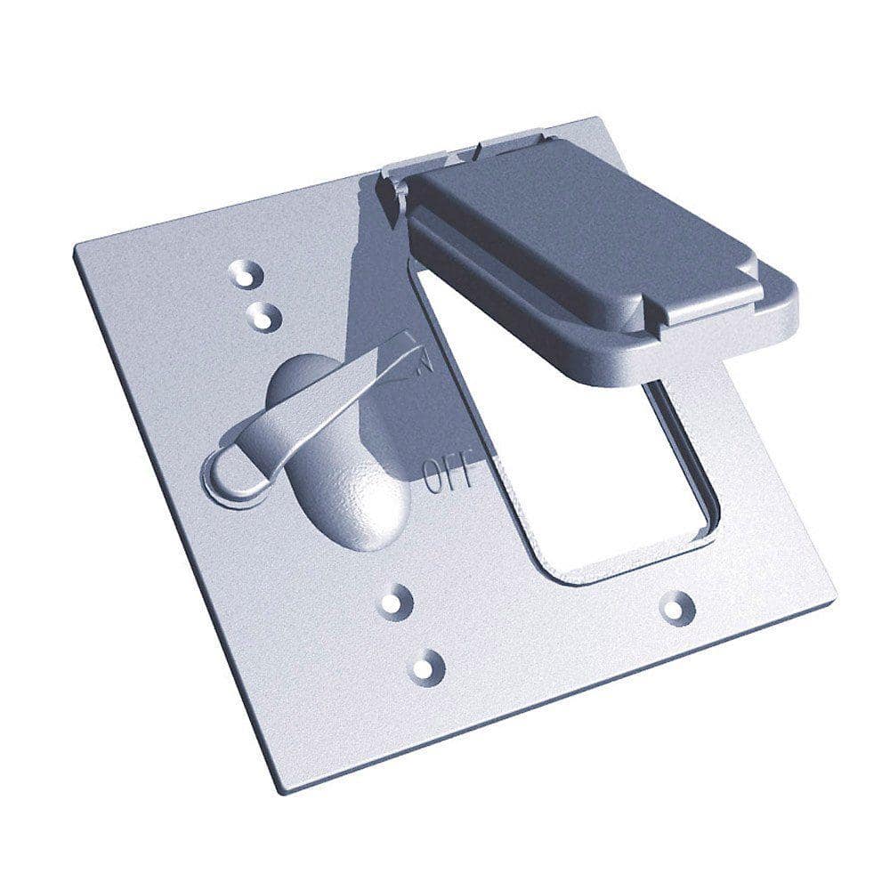 UPC 042269651470 product image for 2-Gang Switch/GFCI Weatherproof Cover | upcitemdb.com