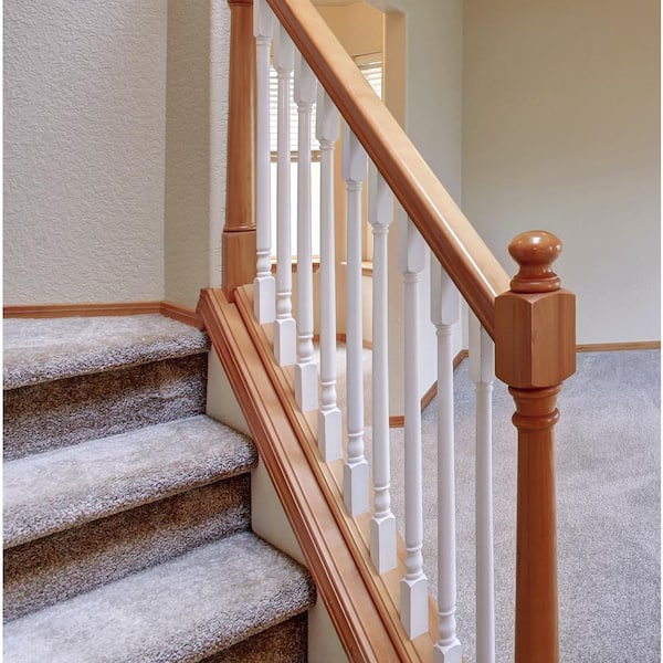 Popular Wooden baluster for the stairs 1pc, unpainted, stair balusters, Custom size wood balusters for stairs.