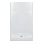 Aquatic Everyday 36 in. x 36 in. x 75 in. AFR 1-Piece Shower Stall with ...