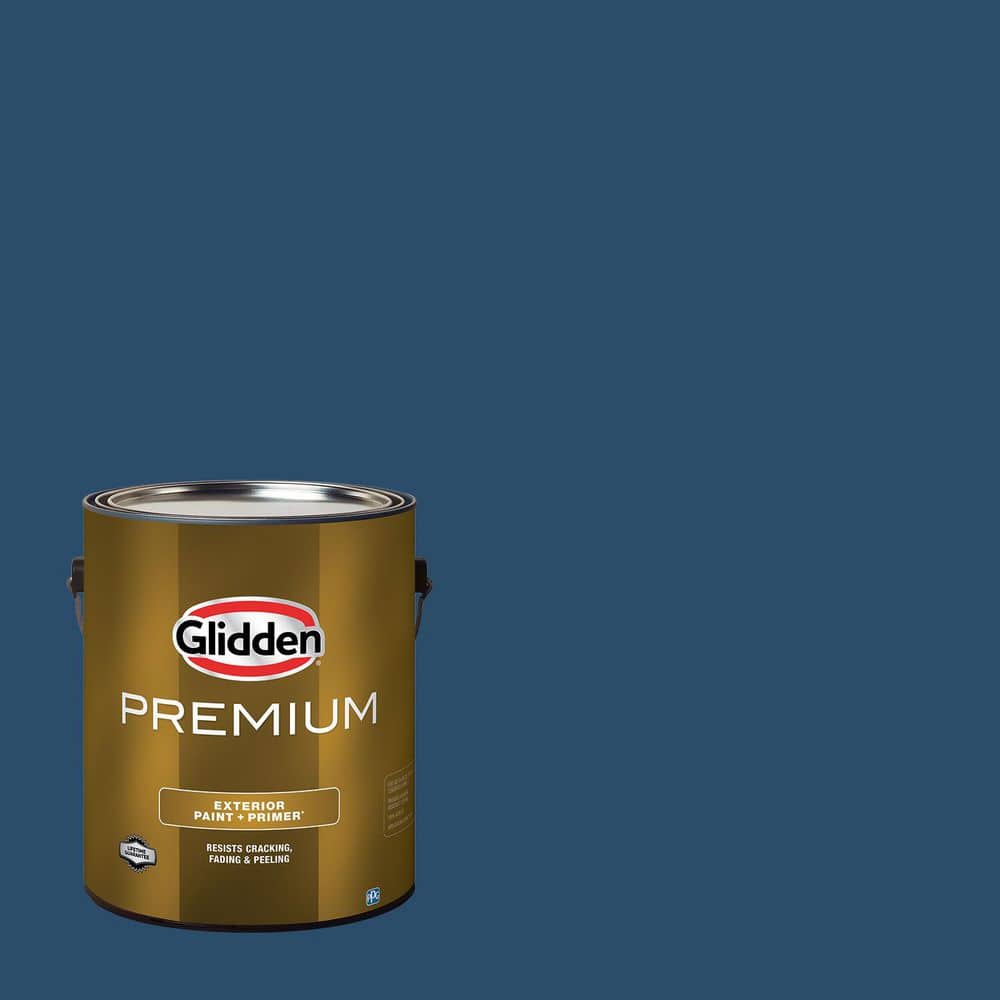 1 gal. PPG1156-7 Celestial Blue Satin Exterior Latex Paint price history on PriceWatchPro