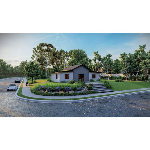 Bungalow Plus Extra 3-Bed 2-Bath 1022 sq.ft. Steel Frame Home DIY Assembly  Guest House Kit ADU Vacation Rental Tiny Home BGP3B2B1022 - The Home Depot