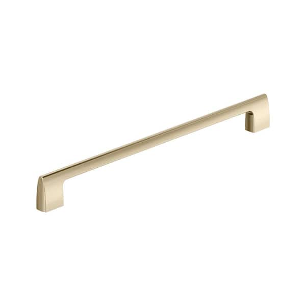 Riva 12-5/8 in. (320mm) Center-to-Center Golden Champagne Bar Cabinet Pull