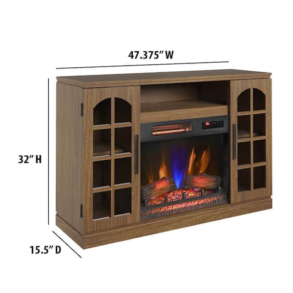 Twin Star Home Duraflame 47.38 in. Freestanding Electric Fireplace