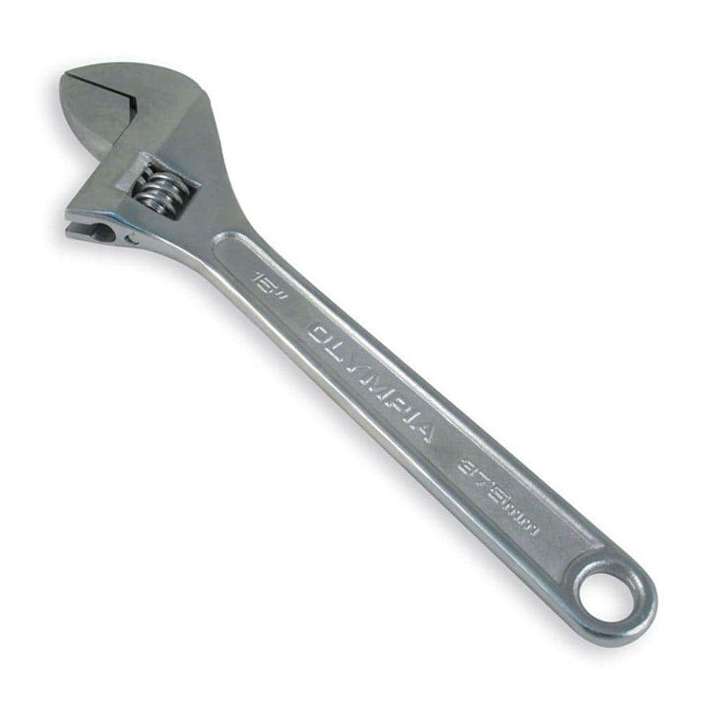 UPC 883652010159 product image for OLYMPIA 15 in. Adjustable Wrench | upcitemdb.com
