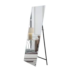 SDKOA 65 in. x 22 in. Silver Modern Rectangle Metal Framed Full-Length Standing Mirror