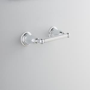 Kelston Double Post Toilet Paper Holder in Polished Chrome