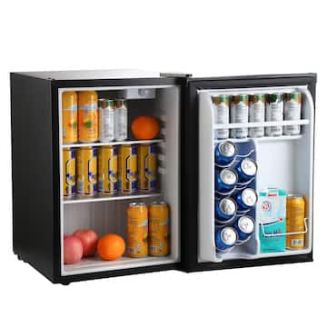 2.6 cu. ft. Mini Fridge in Black without Freezer