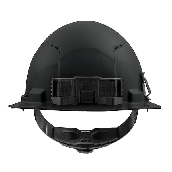 Bolt Black Type 1 Class C Full Brim Vented Hard Hat with 4-Point Ratcheting Suspension (10-Pack)