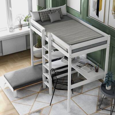 l shaped loft bed