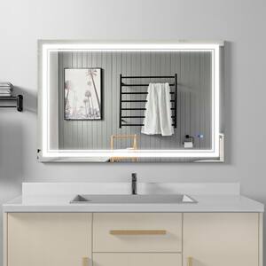 55X36 Inch Led Lighted Bathroom/Vanity Mirror Dimmable Electric Vanity Mirror