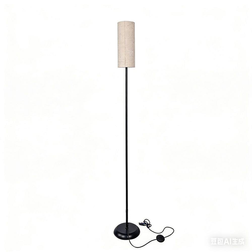 66 in. Black Modern 1-Light Smart Dimmable Torchiere Floor Lamp with Fabric Shade price history on PriceWatchPro