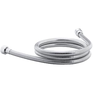 MasterShower 60 in. Metal Shower Hose in Polished Chrome