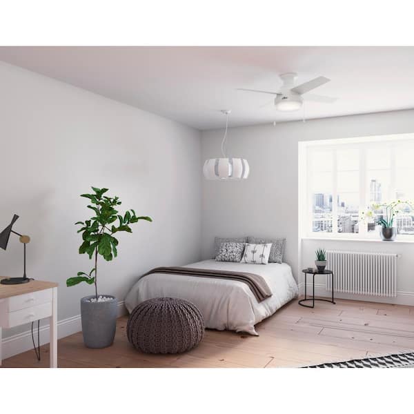 Indoor Fresh White Ceiling Fan, Hunter Ceiling Fan Sizes For Rooms