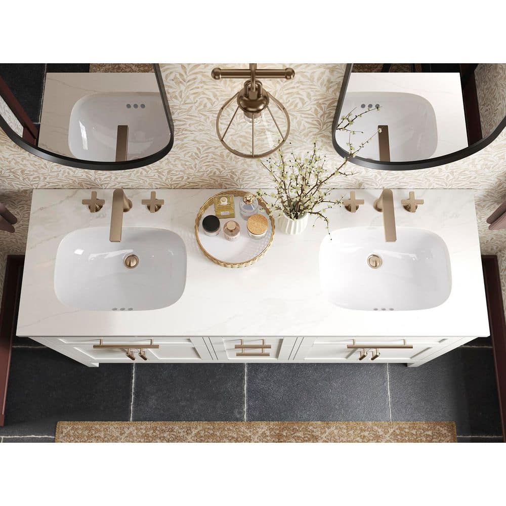 Matte Black 36" x 18" Rectangular Bathroom Vanity Mirror