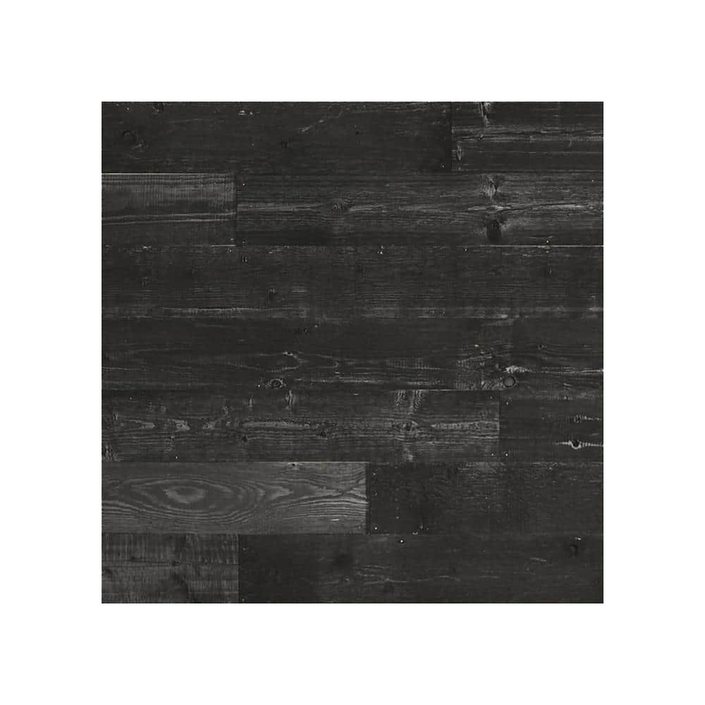 Natural 1/4 in T x 4 in. W x 2 ft. L Shiplap Pine Weathered Reclaimed Barn Wood Boards Planks in Black 12-Pack price history on PriceWatchPro