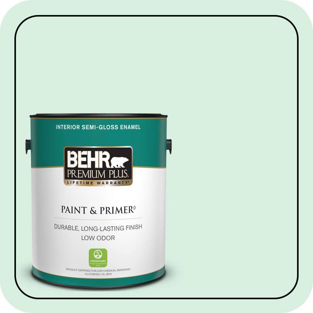 1 gal. #P410-1 Pondscape Semi-Gloss Enamel Low Odor Interior Paint & Primer price history on PriceWatchPro