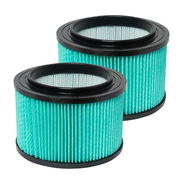 ‎POWERTEC HEPA Material Cartridge Wet Dry Vacuum Replacement Filter for 3-4 Gal. Craftsman 9-16950,9-17810,17810 Shop Vacs (2PK)