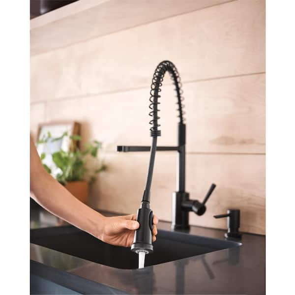 Discount Moen Indi Kitchen Faucet Black