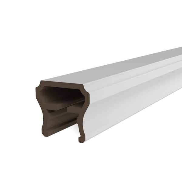 RDI Transform 3-1/2 in. x 3-1/4 in. x 97 in. Vinyl Top Rail