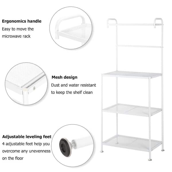 Classic Korean-style Stainless Steel Shelving Multi-functional Kitchen Sink Rack  Shelf White - On Sale - Bed Bath & Beyond - 30720861