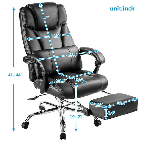 Big and tall discount reclining office chair