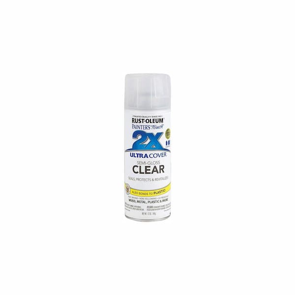 Rust-Oleum Painter's Touch 2X 12 oz. Clear Semi-Gloss General Purpose Spray Paint (6-Pack)
