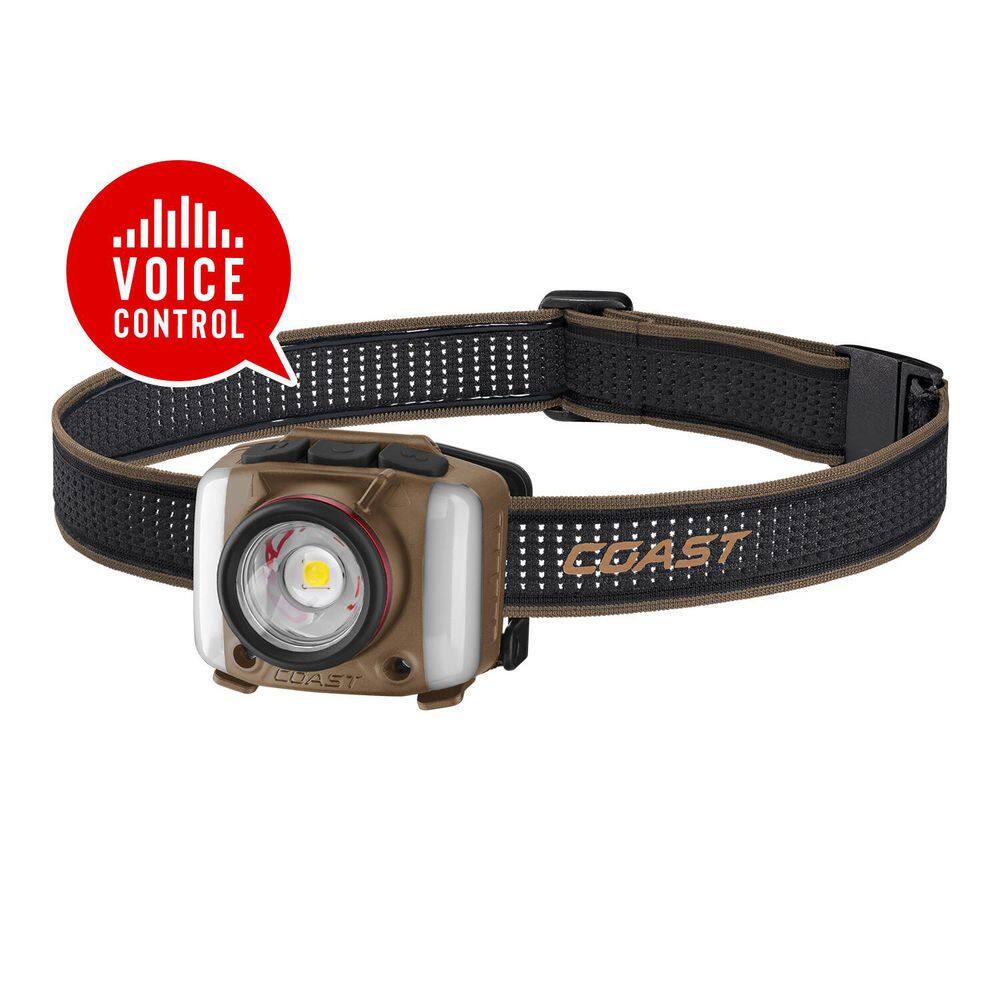 FL97R 1250 Lumens Voice Activated Rechargeable Headlamp Flashlight, DESERT price history on PriceWatchPro