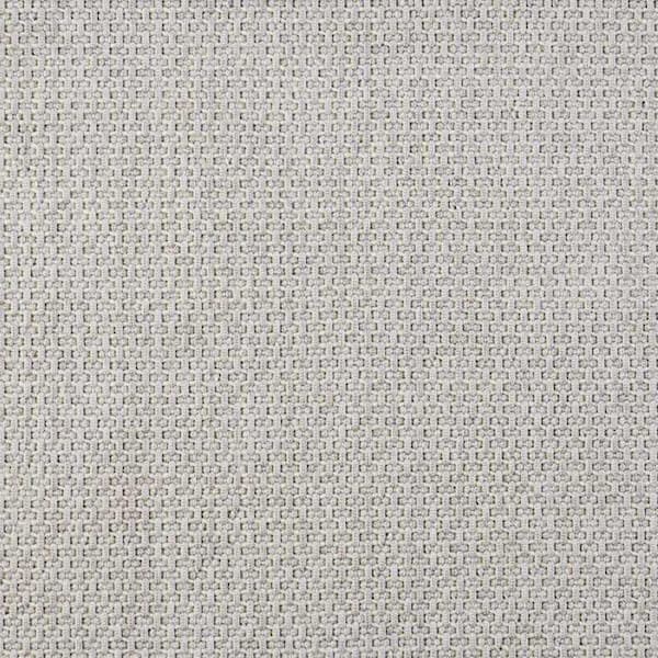 Natural Harmony 6 in. x 6 in. Pattern Carpet Sample - White Noise - Color Halo