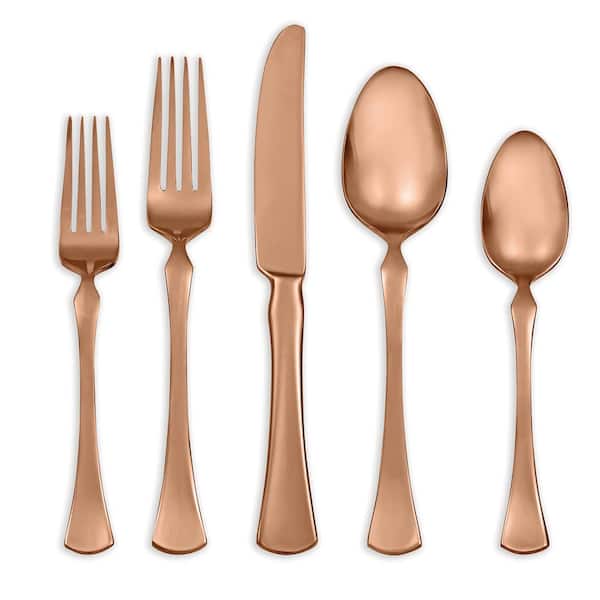 Skandia Refined Copper 20 Piece Flatware Set