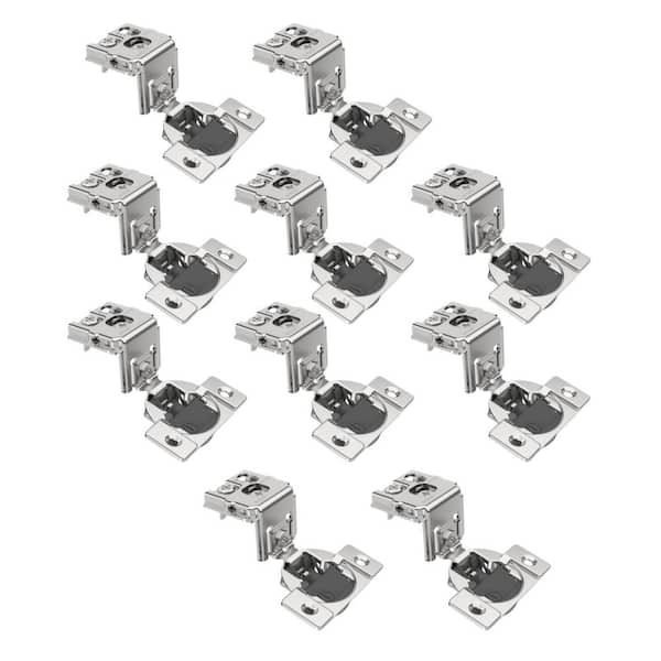 10-Pack 105° 1-1/2 in. Overlay 4D Soft Close Concealed Cabinet Hinges with Adjustable Closing Speed for Face Frame Door