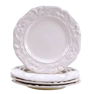 Firenze Ivory 9.5 in. Salad/Dessert Plate (Set of 4)