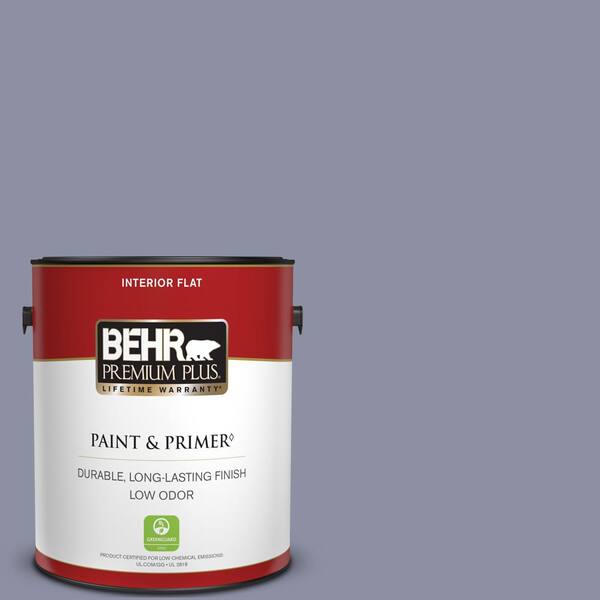 BEHR PREMIUM PLUS 1 gal. #S550-4 Camelot Flat Low Odor Interior Paint & Primer