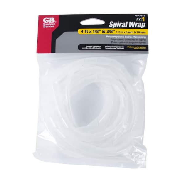 Commercial Truck Air Line & Electrical Cable Spiral Wrap 1/2" 100ft 