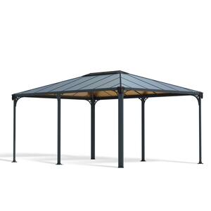 Martinique 12 ft. x 16 ft. Gray/Bronze Outdoor Gazebo