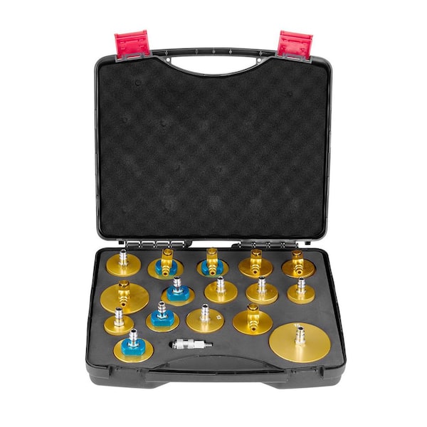 Brake Master Bleeder Kit, 17 Pcs, Professional Brake Bleeder Adapter Set with Complete Kit and Handle, Brake Bleeder