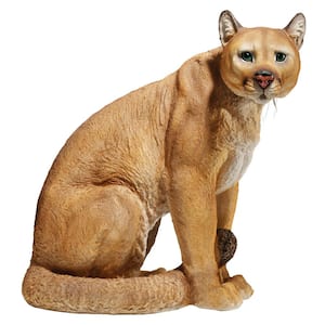 15.5 in. H American Mountain Cougar Statue