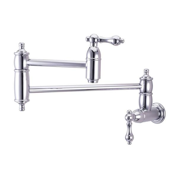 Kingston Brass Wall-Mounted Potfiller in Polished Chrome