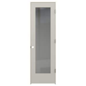 24 in. x 80 in. Tria Ash Left-Hand Mirrored Glass Molded Composite Single Prehung Interior Door