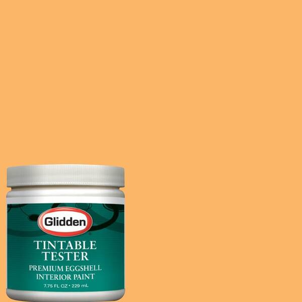 Glidden Premium 8 oz. #GLO10 Juicy Cantaloupe Interior Paint Sample