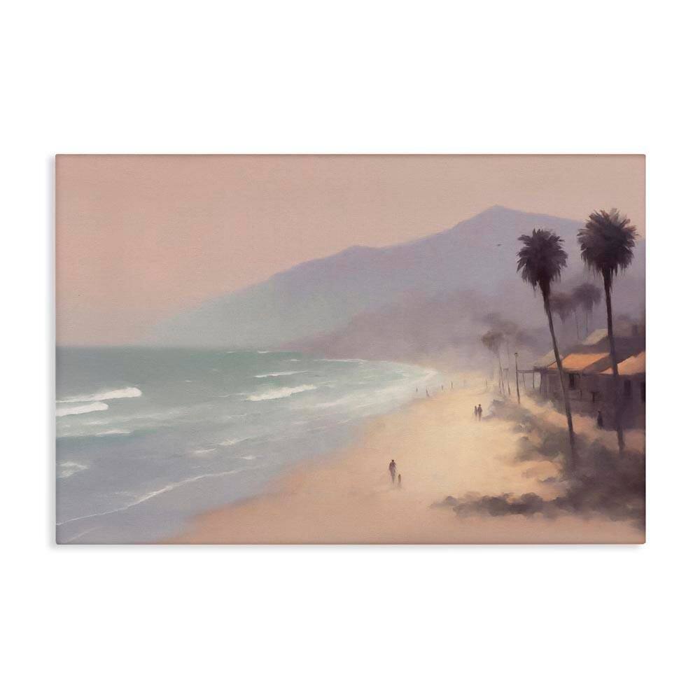 Beachside Cabins View by Noah Bay Unframed Nature Graphic Art Print 20 in. x 30 in. price history on PriceWatchPro