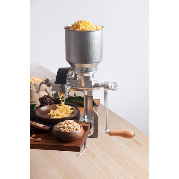 Hand Crank Corn Grinder Flour Maker Manual Wheat Grain Nut Mill Grinding  Machine